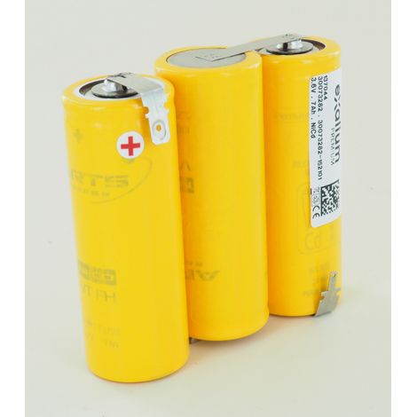 Batterie 3.6V 7Ah 3 VTF cote cote type saft 137044