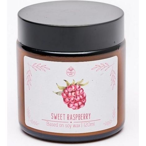 Candela profumata al lampone dolce, 120 ml