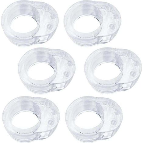 Butées de porte, Lot de 6 Arrêts de Porte Caoutchouc Transparentes Arret de Porte Silicone,Stop-Portes Poignée de Porte Butée Porte Bumper Mur Protecteur Bloque Porte Anti-Poignée de Porte (1/4)