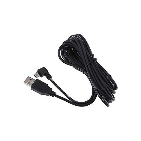 Universelles 5V 2A Mini-USB-Ladekabel mit 90-Grad-Winkelstecker (rechts) für DVR und GPS – einfache Handhabung (1/5)