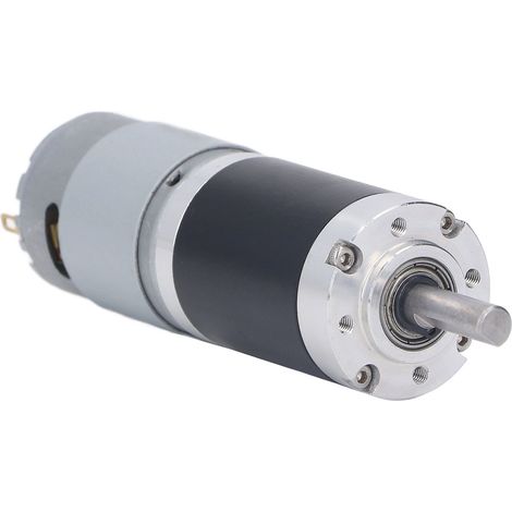 Moteur miniature à engrenages CC 24 V à réducteur planétaire, vitesse réglable, faible bruit, petit moteur, 17 tr/min (1/5)