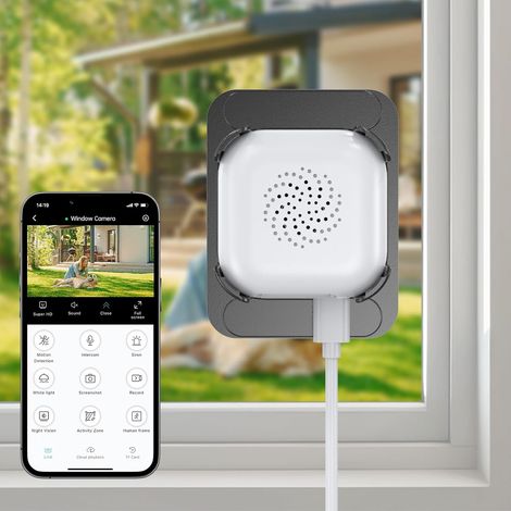 Caméra Interieur sans Fil 3MP 2K, Double Bande WiFi, Surveillance pour Fenêtre, Vision Nocturne IA Couleur, Détection Mouvement, Enregistrement 24/7 (1/5)