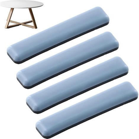 4 Stück Teflon-Möbelgleiter - Selbstklebend - 19 x 70 mm, Teflon-Möbelgleiter, Möbelgleiter zum Schutz von Böden (1/5)