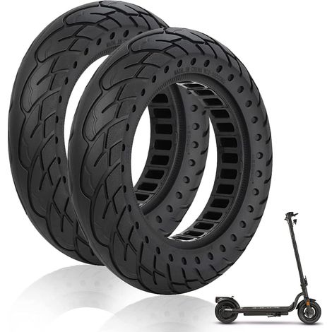 2 Route Monopattino 10 Pollici 10X2.125 Pneumatici pieni anti-foratura per Scooter Monopattino Elettrico Ecovelo (1/3)