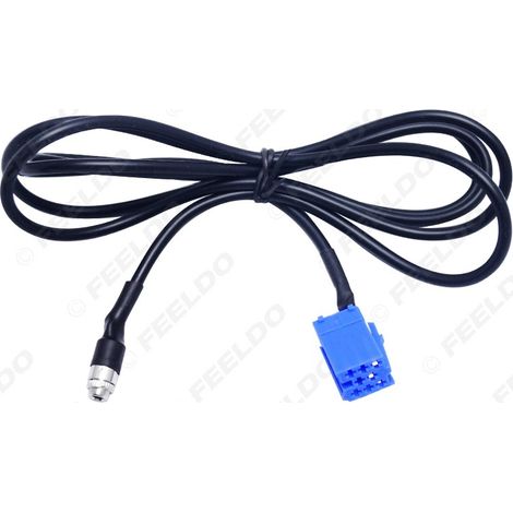 Compatible avec le câble d'entrée audio AUX CD Blue Dot d'origine pour Lotus L3, Volkswagen Bora, Polo et Passat B5