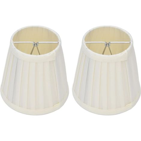 Abat-jour - Double Pince Pour Ampoule E14 - Pour Lampe De Table Applique Murale Lustre - 9,2 X 14,2 X 13 Cm - 2 Pièces (1/5)