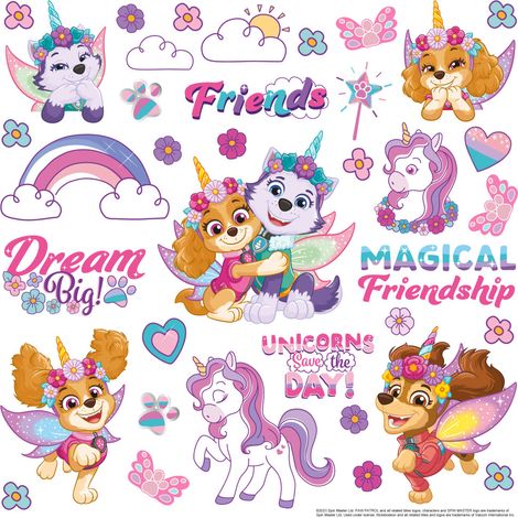 Sticker - Licorne Pat' Patrouille - 30x30 cm