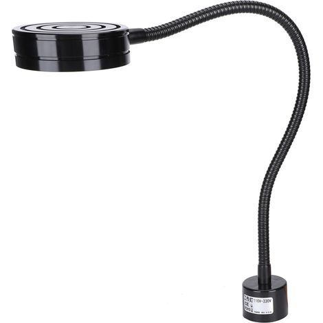 Lampe de travail LED 7W à col flexible avec base magnétique, pour usinage CNC, prise US 110-220V (1/5)