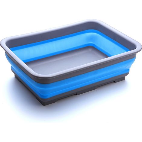 LYERCW - Bassine pliable pour la vaisselle - Réservoir d'eau portable de 10 litres, idéal pour le camping, les caravanes, les activités de plein air, la cuisine et bien plus encore.