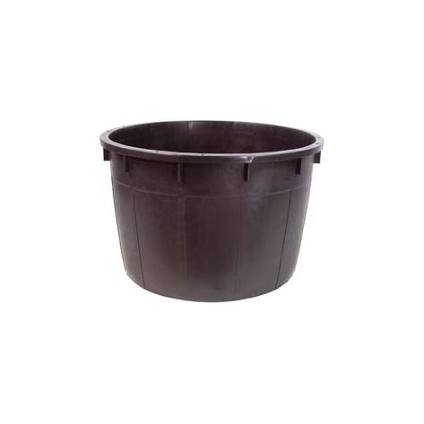 MASTELLONI TONDI SENZA MANICI NERI lt.210 ø cm.80x54h. ICS