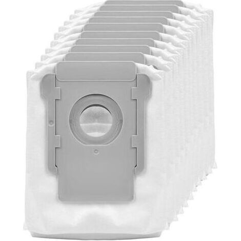 Lot de 10 pièces de rechange Roomba pour iRobot Roomba i7 i7+/i7Plus E5E6E7 Roomba Sacs d'aspirateur Kit d'accessoires de rechange pour iRobot Roomba i7 Pièce de rechange pour aspirateur (1/4)
