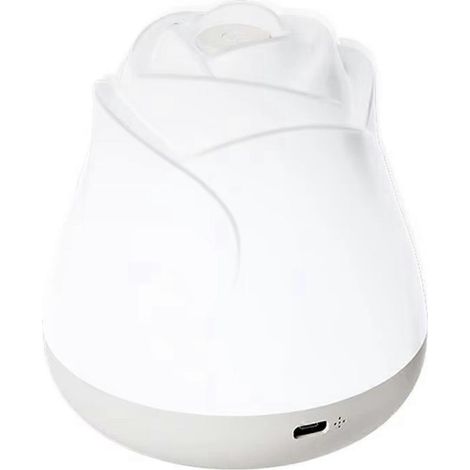 Flower Night Light for Girl Dimmable Nursery Nightlight for Kids-White- (1/5)
