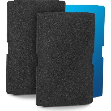 2X Beko Trocknerfilter, Schaumstofffilter für Beko Grundig Blomberg ElektraBregenz 2964840100, Schwammfilter für Wärmepumpentrockner und Kondenstrockner 240 x 155 x 11 mm