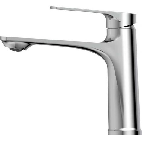 Durovin Bathrooms Basin Mixer Tap - Single Lever Handle Chrome Bubbler Spout Sink Faucet