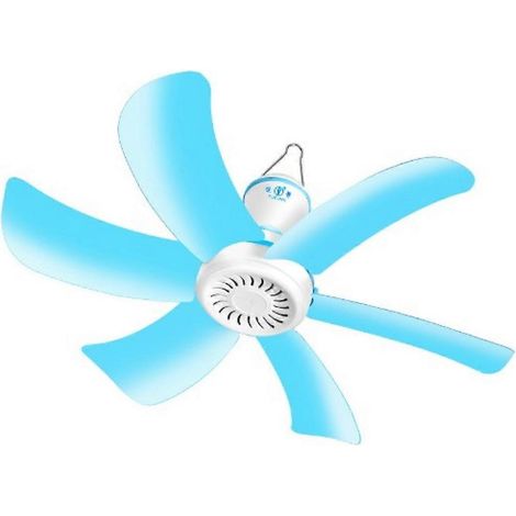 Mini ventilateur de plafond électrique anti-moustiques, économie d'énergie, 220 V, 8 W, 6 pales, pour chambre à coucher (1/4)