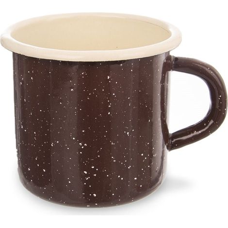 Tazza smaltata marrone MARRONE 400 ml (1/4)