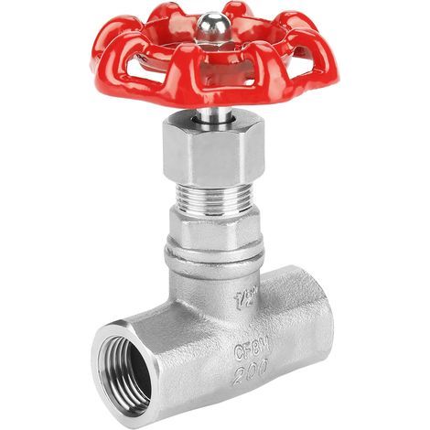 Ventilsperre, Zweiwege-G1/2 DN15, geringer Strömungswiderstand, Edelstahl 304 für mechanische Ölanlagen (1/5)