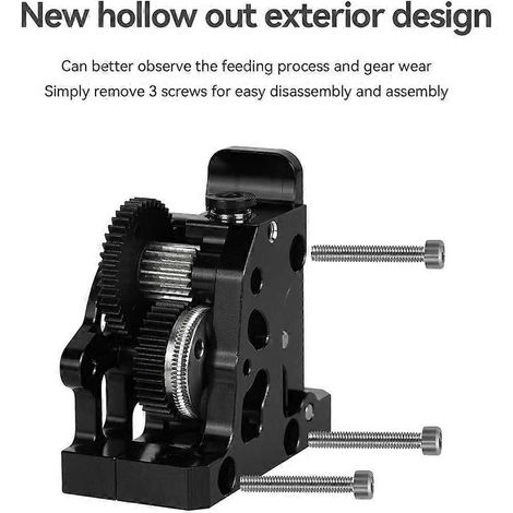HGX-LITE Extruder mit Hochgeschwindigkeits-36-mm-Rundschrittmotor, kompatibel mit CREALITY 3D-Druckern