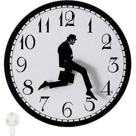 Horloge Marche, Horloge Murale Marche Rigolote, Une Horloge Murale Originale pour Chambre Cuisine Salon, Novel[HsSs] (1/5)
