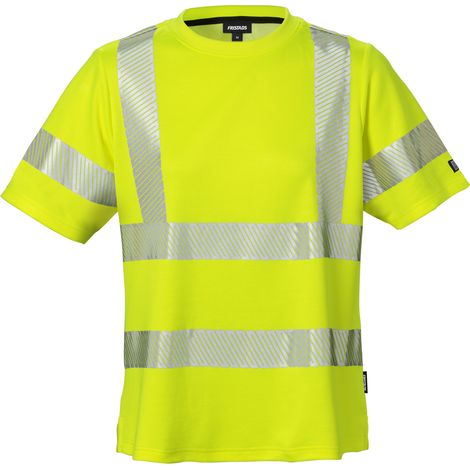 FRISTADS 129515-130 High Vis T-Shirt Damen Kl. 2 7458 THV  Gr.S Warnschutz-Gelb