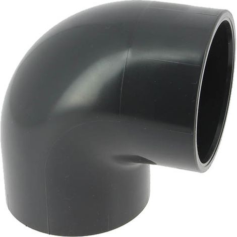 Coude PVC pression femelle-femelle 90° Ø90