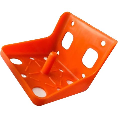 Porte-bloc de sel épais pour l'alimentation du bétail, boîte à lécher pour bovins, ovins et caprins (grand trou) (1/2)