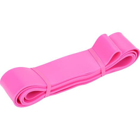 Bande de Résistance Yoga 1.3cm Rose pour Entraînement Fitness et Musculation (1/5)