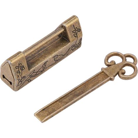 Vintage Padlock for Jewelry Box, Mini Cabinet and Drawer (1/5)