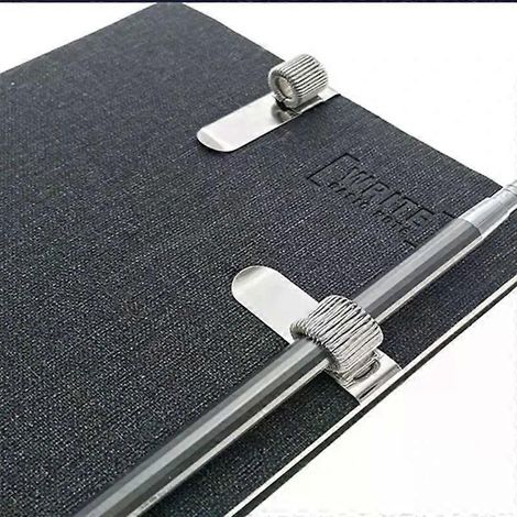 Flexibler Stiftehalter mit Klemmbrett, geeignet für Krankenschwestern, Kuriere, Lagerarbeiter und zur Lösung des Problems häufig verlorener Stifte. (1/4)