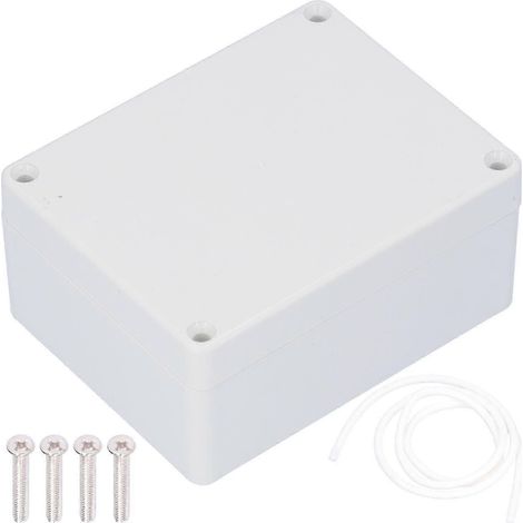 Wasserdichte Kunststoff-Anschlussdose 115x90x55mm, Schutzgehäuse für elektrische Leitungen und elektronische Geräte, wasserbeständige Anschlussdose. (1/4)
