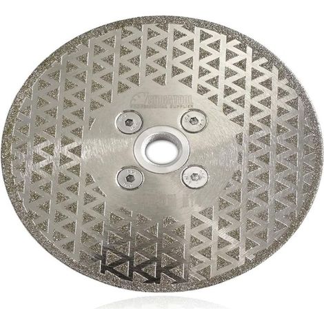Diamanttrennscheibe 125 mm, verzinktes Sägeblatt zum Schneiden und Schleifen von Stein, Granit, Marmor und Platten
