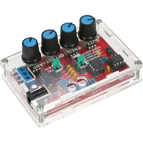 Kit Générateur de Signaux DIY Haute Précision ICL8038 Sortie Sinusoïdale/Triangle/Carrée/Dent de Scie Fréquence Ajustable 5Hz400kHz Amplitude Réglable (1/4)