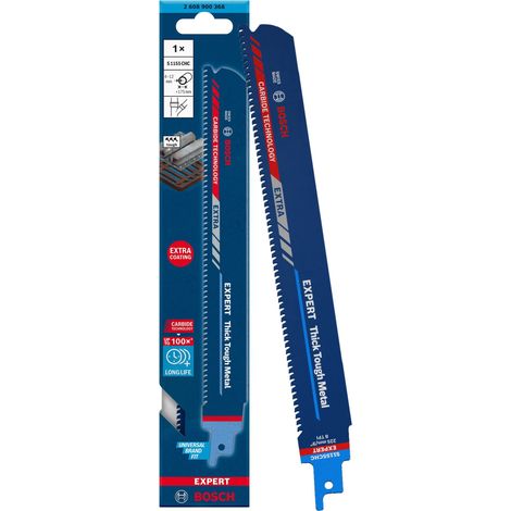 BOSCH S1155CHC (pkt of 10) Expert Thick Tough Metal 225mm