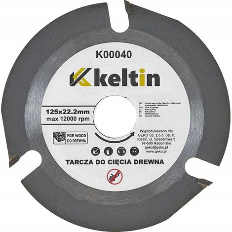 Disco da taglio per legno 125×22,23 mm 3T Keltin K00040