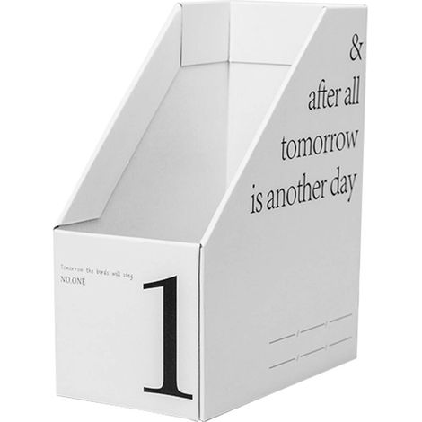 Classeur vertical à numéros pour papier, mince et compact, idéal pour le rangement de livres, cahiers, magazines et enveloppes (1 pièce). (1/5)