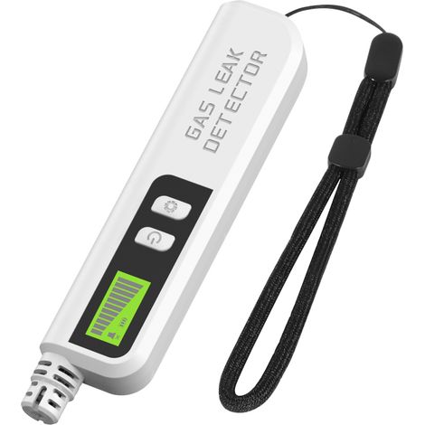 QTX-1 Tragbares Lecksuchgerät für brennbare Gase, Handmessgerät, Messbereich 50–1000 ppm, akustischer Alarm, kompatibel mit Erdgas, Flüssiggas, Methan und Propan