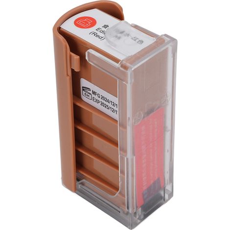 Cartouche d'encre alimentaire imprimante portable Recharge jet d'encre pour gâteau café macaron chocolat rouge 75x42x30mm (1/5)