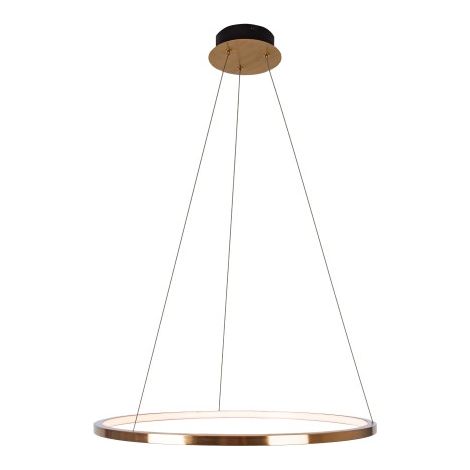 Suspension LED moderne anneau doré Ø50 19W Maxlight