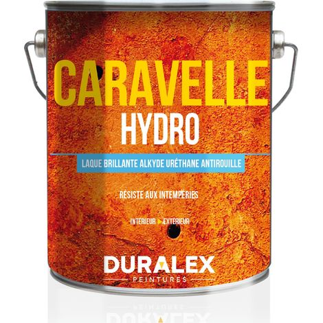 Laque acrylique antirouille de finition Caravelle Hydro blanc 3L - DURALEX - 108300101
