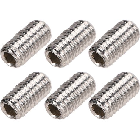 Kit de 50 vis sans tête M3x6 en acier inoxydable A2‑70, pour assemblage et fixation en bricolage (1/5)