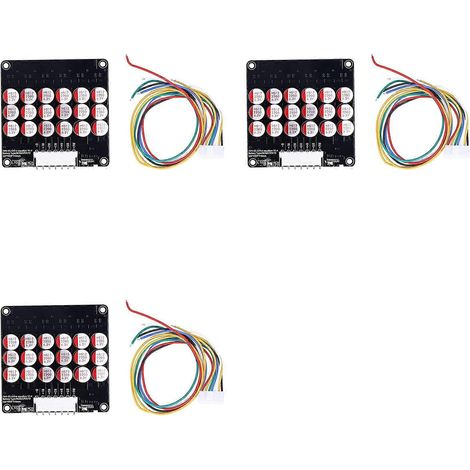 Batteriemanagementsystem (BMS) mit 3x 6S-Aktivausgleichskondensatoren für LiFePO4/LiPo/LTO-Akkus (1/5)