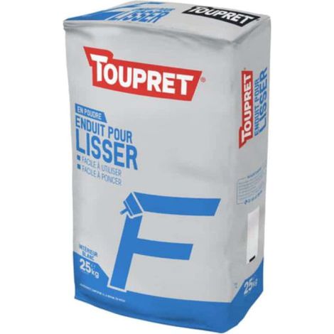 Enduit Pour Lisser F Poudre 25kg - Toupret