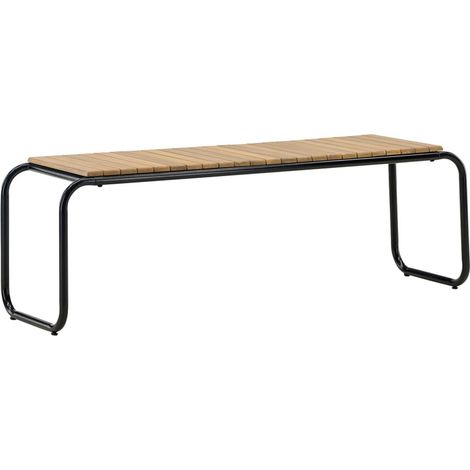 Banc de Jardin en Bois "Holmbeck" 136cm Naturel (1/5)