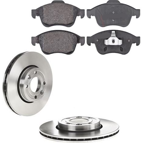 KIT FRENI ANTERIORI compatibile con DACIA LODGY (JS) - DISCHI + PASTIGLIE OEM: FDB4180, FDB1617 / 18155 /SOSTITUZIONE DIRETTA/BASSA POLVERE/SILENZIOSO (1/5)