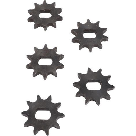 pignons avant 428 10T, diamètre intérieur 12 x 17 mm, pignon en acier à 10 dents pour chaîne 428 (1/5)