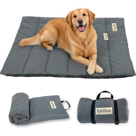 Tapis pour Chien de Voyage – Imperméable, antidérapant, Lavable – 110 × 68 cm – Coussin Confortable pour Maison, extérieur, Camping et Coffre de Voiture (1/5)