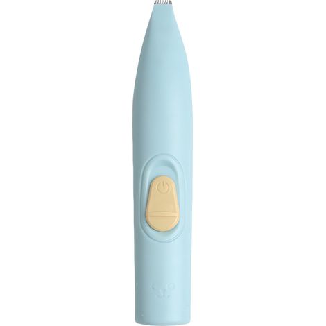 Tondeuse électrique pour poils d'animaux (chiens et chats), silencieuse, pour les pattes, les yeux et les oreilles, couleur bleue.-AquaForge