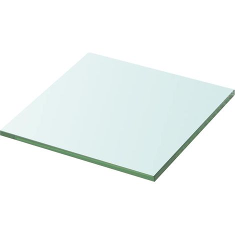 Panneau pour étagère Étagère de Rangement - Meuble de rangement Verre transparent 20 x 20 cm BV768648 - BonneVie (1/3)