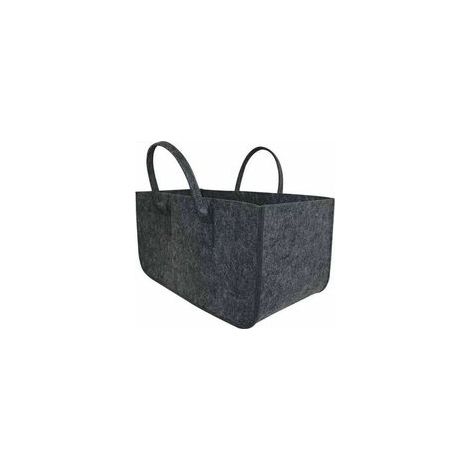 Sac à bûches en feutre avec poignée, extra grand, pour camping, transport – (1/5)