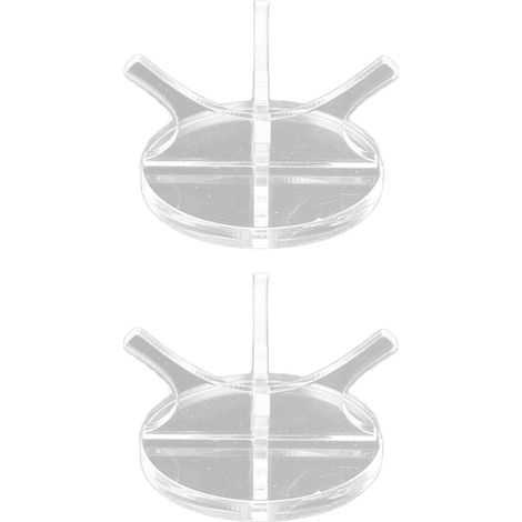 2-teiliger transparenter Golfball-Präsentationsständer, stabiler und robuster Baseballhalter, hohe Festigkeit, einfache Präsentation (1/5)